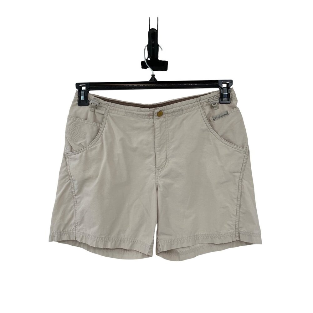 Columbia Shorts Womens S Used Beige Outdoor